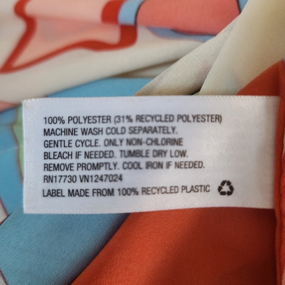 Alexis x Target Limited Edition Mixed Floral Long Sleeve Robe Dress Size M Multi - Picture 9 of 10